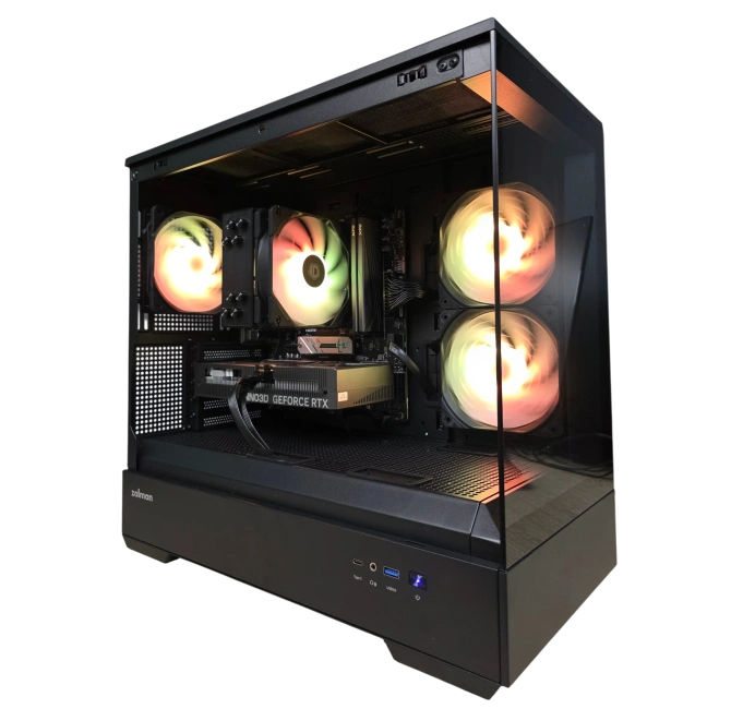 Игровой компьютер 989904 (Core i5-13400F 2.5 ГГц/Intel B760/32 ГБ DDR4 3.2 ГГц/1024 ГБ SSD/RTX 4060 8 ГБ/Wi-Fi/800W/Zalman P30 V2 TG ARGB Black TG Black) - купить по выгодной цене!